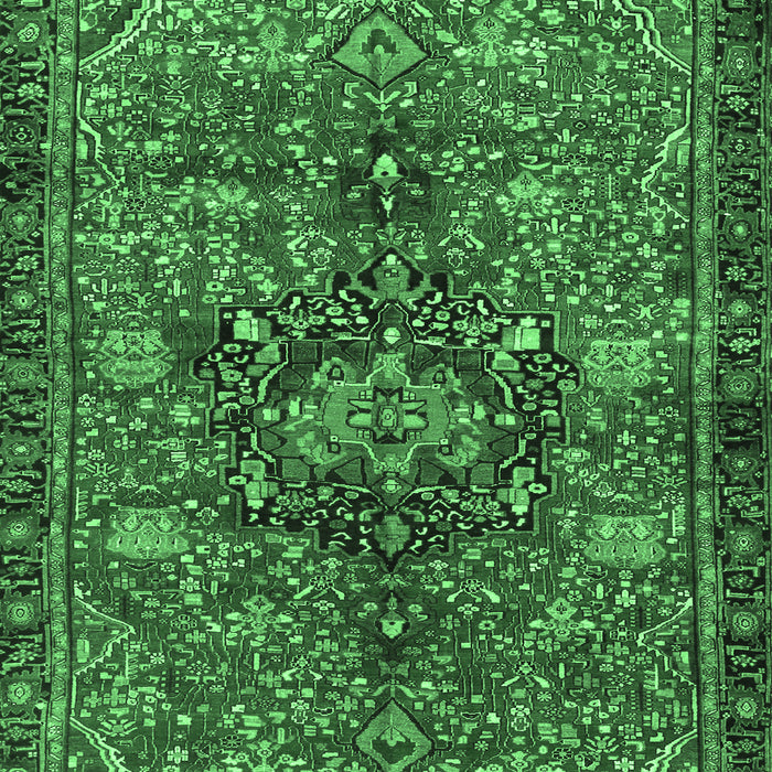 Persian Emerald Green Traditional Rug, tr2606emgrn