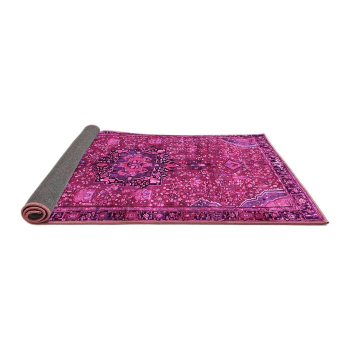 Sideview of Persian Pink Traditional Rug, tr2606pnk