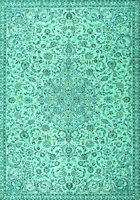 Persian Turquoise Traditional Rug, tr2607turq