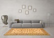 Machine Washable Persian Orange Traditional Area Rugs in a Living Room, wshtr2608org