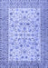 Machine Washable Persian Blue Traditional Rug, wshtr2608blu