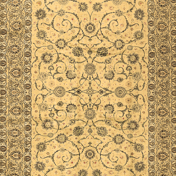 Machine Washable Persian Brown Traditional Rug, wshtr2608brn