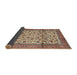 Sideview of Traditional Chestnut Brown Persian Rug, tr2609