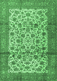 Persian Emerald Green Traditional Rug, tr2609emgrn