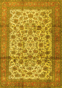 Persian Yellow Traditional Rug, tr2609yw
