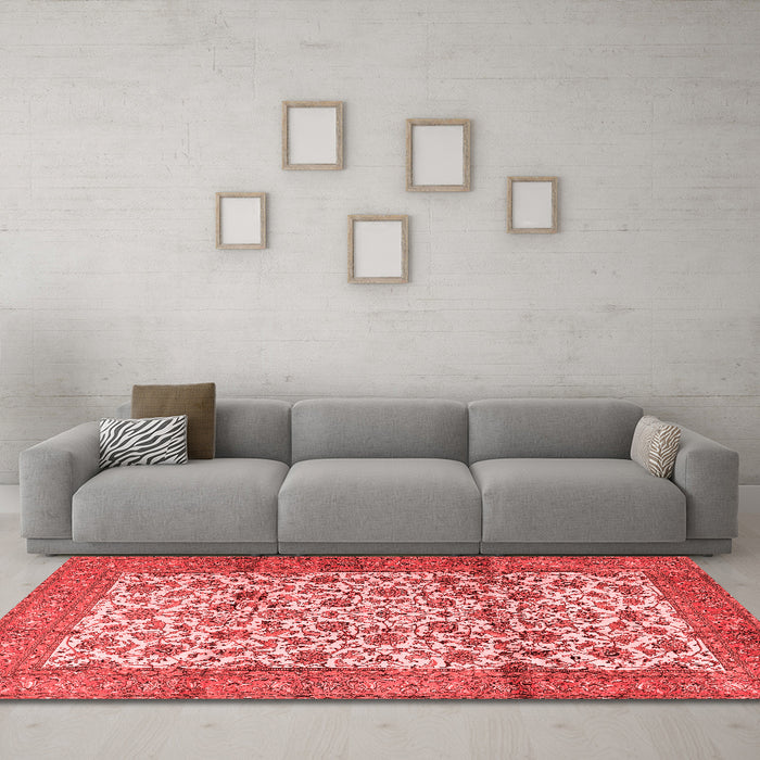 Traditional Red Washable Rugs