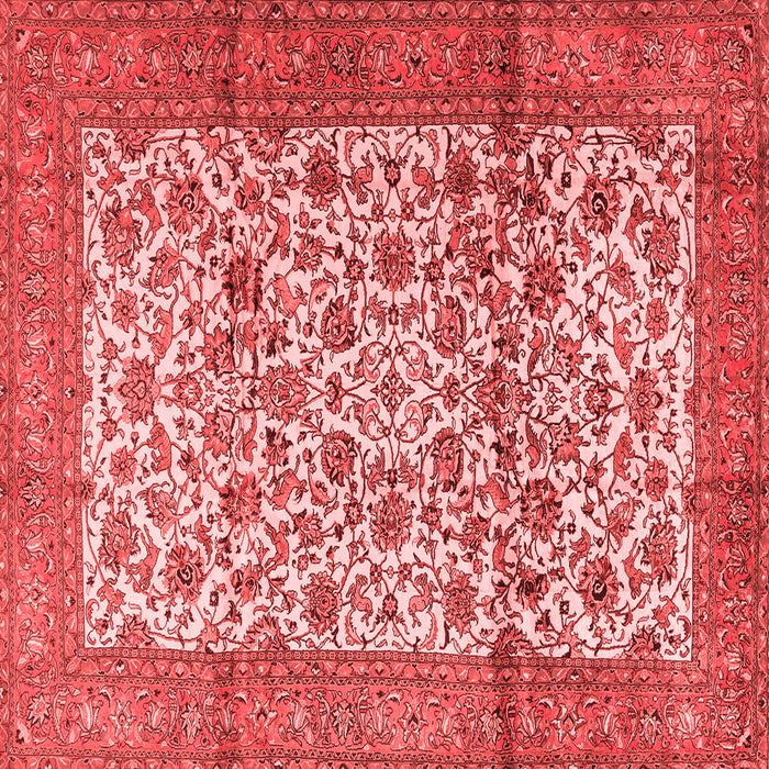 Machine Washable Persian Red Traditional Rug, wshtr2609red
