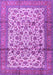 Machine Washable Persian Purple Traditional Area Rugs, wshtr2609pur