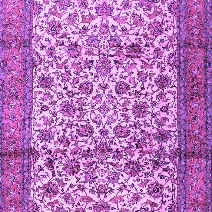 Machine Washable Persian Purple Traditional Area Rugs, wshtr2609pur