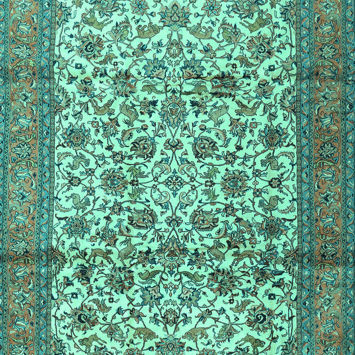 Persian Turquoise Traditional Rug, tr2609turq