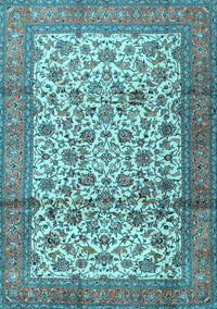 Persian Light Blue Traditional Rug, tr2609lblu