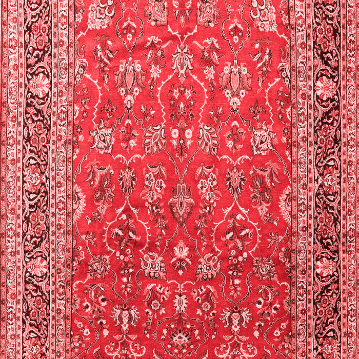 Machine Washable Persian Red Traditional Rug, wshtr260red