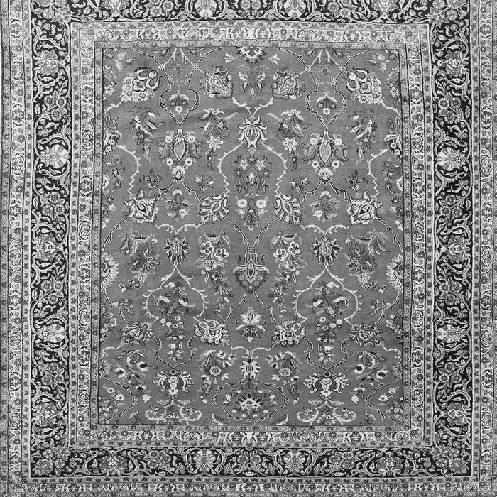 Serging Thickness of Persian Gray Traditional Rug, tr260gry