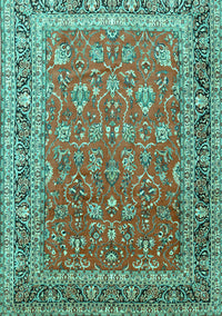 Persian Turquoise Traditional Rug, tr260turq