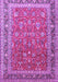 Machine Washable Persian Purple Traditional Area Rugs, wshtr260pur