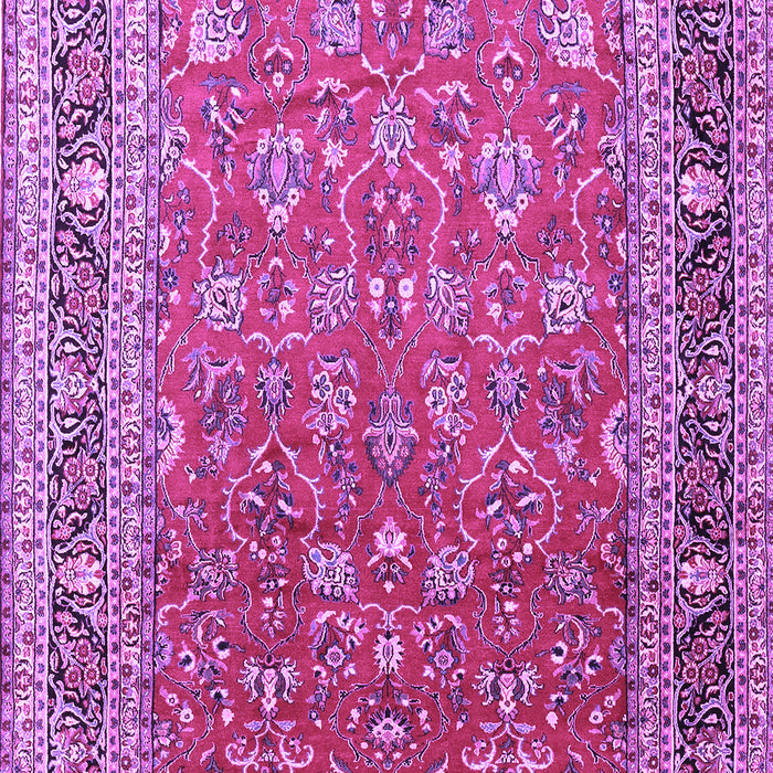 Machine Washable Persian Purple Traditional Area Rugs, wshtr260pur