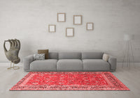 Machine Washable Persian Red Traditional Rug, wshtr260red