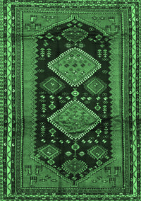 Persian Emerald Green Traditional Rug, tr2610emgrn