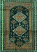 Persian Turquoise Traditional Rug, tr2610turq