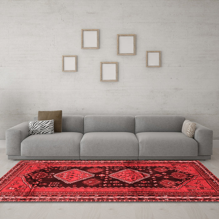 Traditional Red Washable Rugs