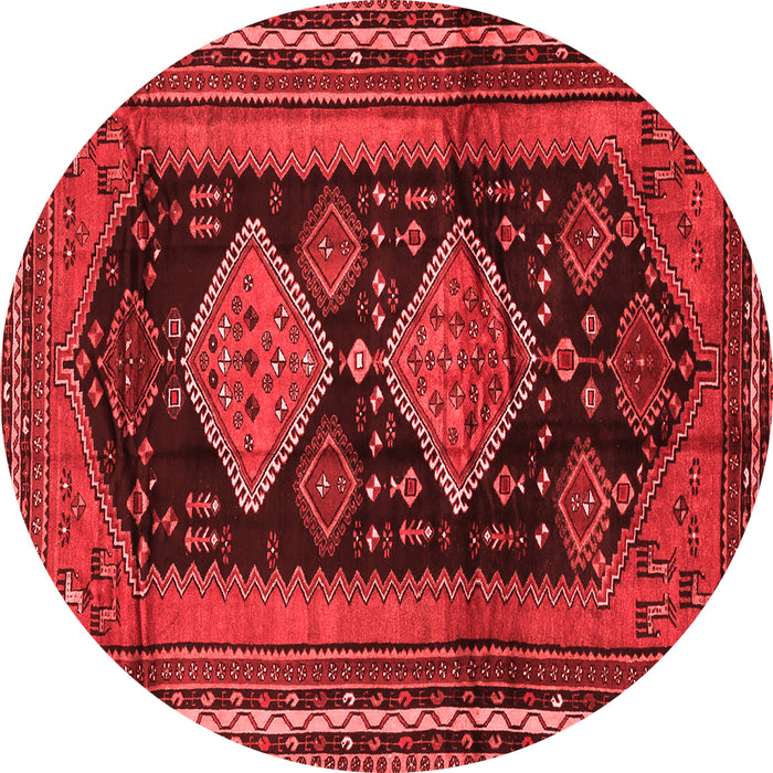 Machine Washable Persian Red Traditional Rug, wshtr2610red