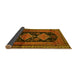 Sideview of Persian Yellow Traditional Rug, tr2610yw