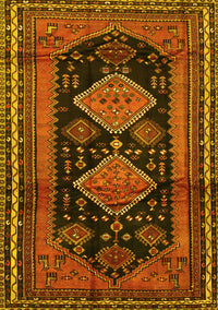 Persian Yellow Traditional Rug, tr2610yw