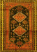 Persian Yellow Traditional Rug, tr2610yw