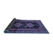 Sideview of Persian Blue Traditional Rug, tr2610blu