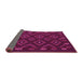 Sideview of Southwestern Pink Country Rug, tr2611pnk