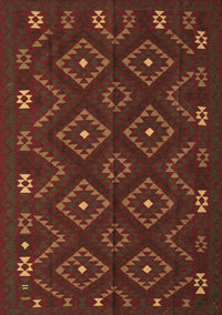 Southwestern Brown Country Rug, tr2611brn