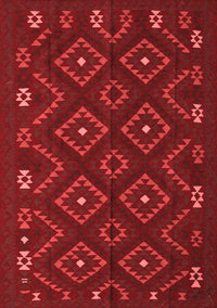 Southwestern Red Country Rug, tr2611red