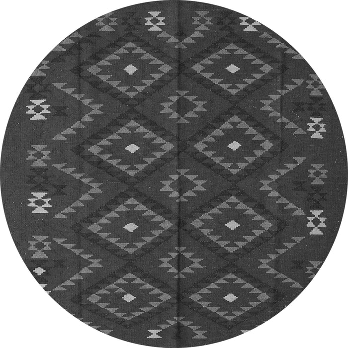 Machine Washable Southwestern Gray Country Rug, wshtr2611gry