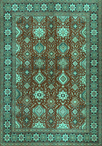 Persian Turquoise Traditional Rug, tr2612turq
