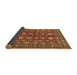 Sideview of Persian Brown Traditional Rug, tr2612brn