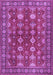 Machine Washable Persian Purple Traditional Area Rugs, wshtr2612pur