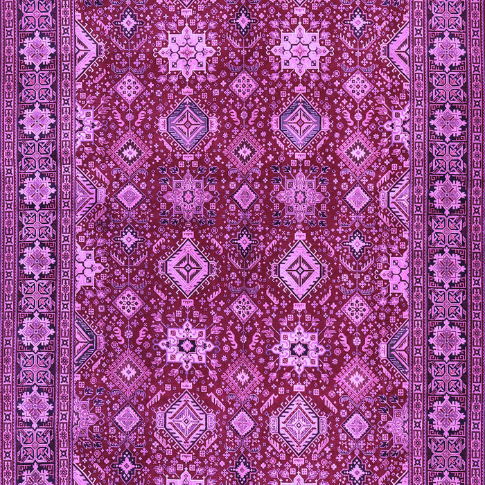 Machine Washable Persian Purple Traditional Area Rugs, wshtr2612pur