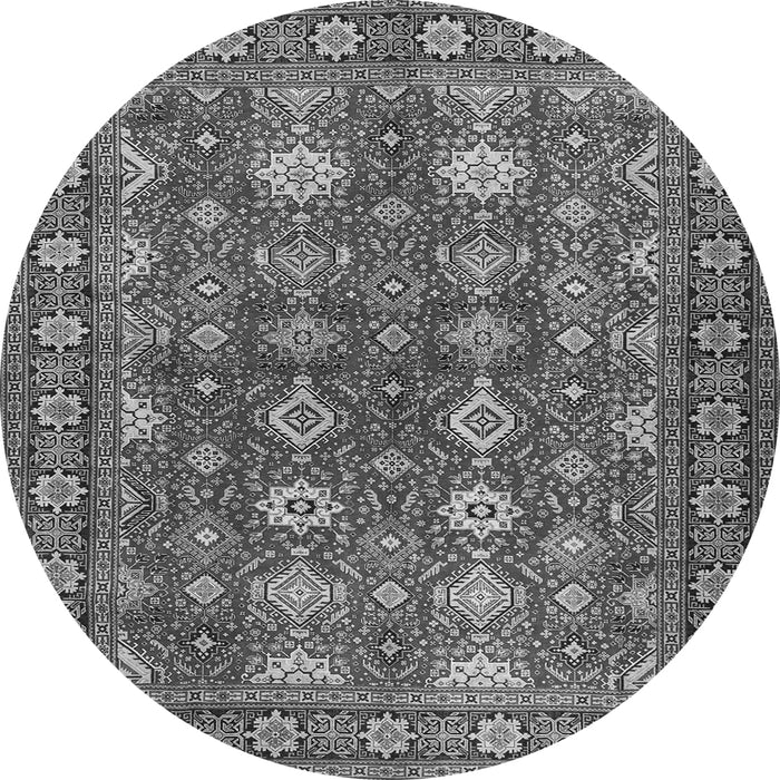 Square Persian Gray Traditional Rug, tr2612gry