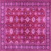 Square Persian Pink Traditional Rug, tr2612pnk