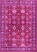 Machine Washable Persian Pink Traditional Rug, wshtr2612pnk