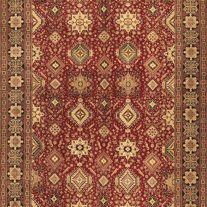 Machine Washable Persian Brown Traditional Rug, wshtr2612brn
