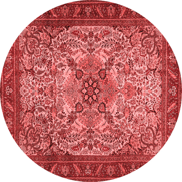 Machine Washable Persian Red Traditional Rug, wshtr2613red