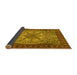 Sideview of Persian Yellow Traditional Rug, tr2613yw