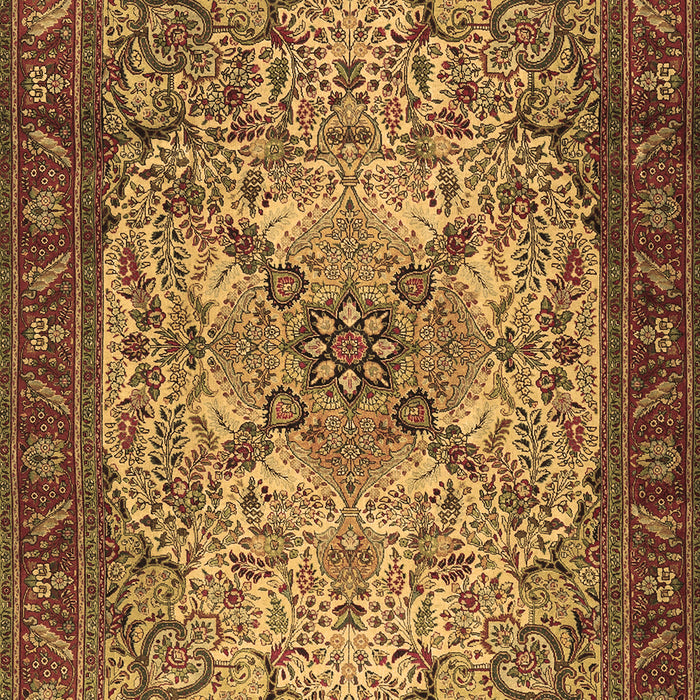 Machine Washable Persian Brown Traditional Rug, wshtr2613brn