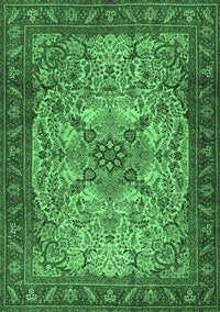 Persian Emerald Green Traditional Rug, tr2613emgrn