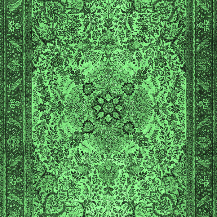 Persian Emerald Green Traditional Rug, tr2613emgrn