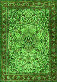 Persian Green Traditional Rug, tr2613grn