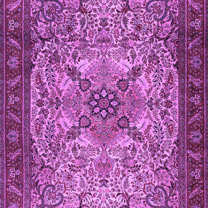Machine Washable Persian Purple Traditional Area Rugs, wshtr2613pur