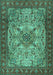 Persian Turquoise Traditional Rug, tr2613turq