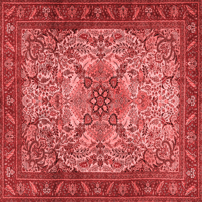Machine Washable Persian Red Traditional Rug, wshtr2613red